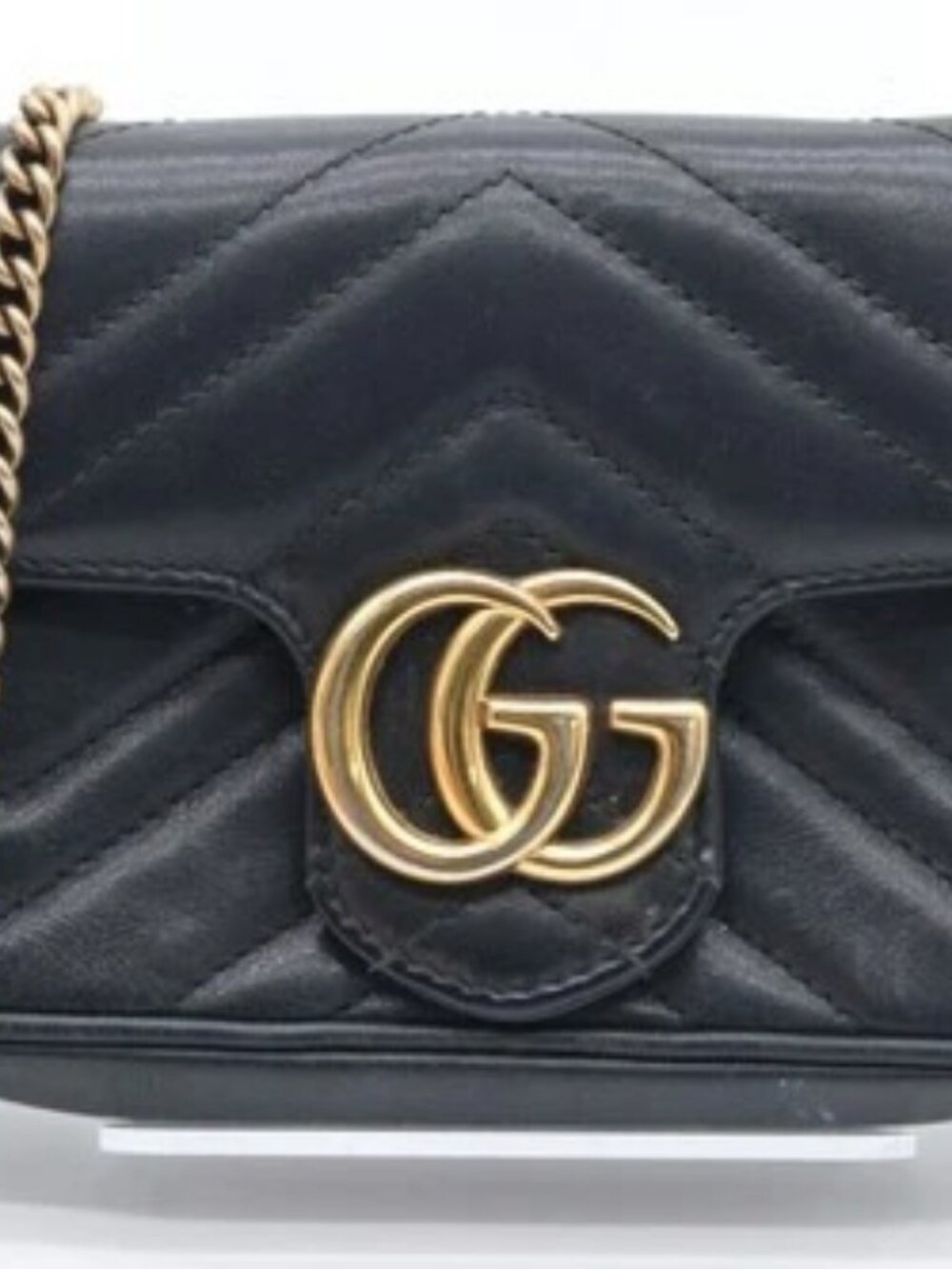 GUCCI GG Marmont Small Flap Bag Matelasse Leather